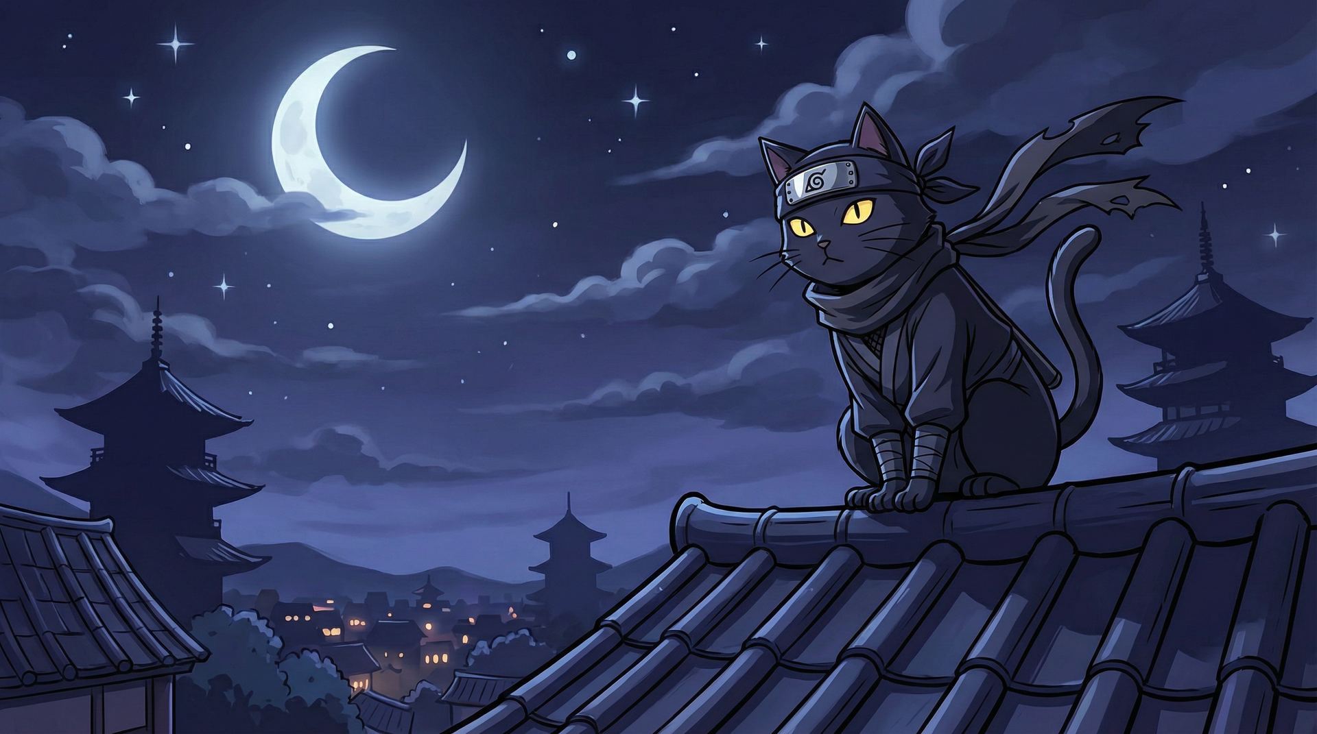 每日大赛黑猫战记 — 暗夜忍者视频第一集